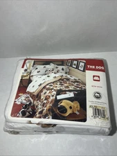 Vintage Twin Sheet Set The Dog Artlist Collection Cotton Poly Blend