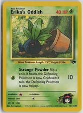 Erika's Oddish 70/132 Common Gym Challenge Pokemon Unlimited Lightly Played on eBay