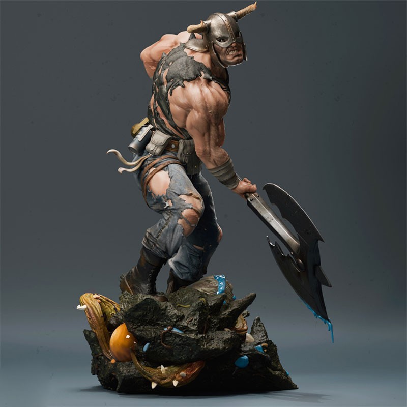 Punisher Viking 1/8 3D Printing Model Kit Unpainted Unassembled GK