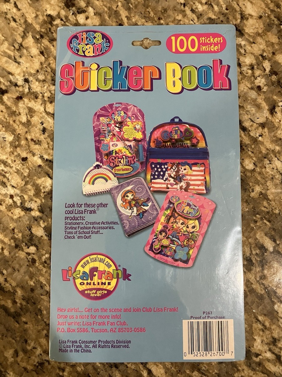 Lisa Frank Vintage Y2K Casey Golden Retriever Dog Sticker Book