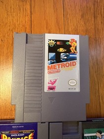 Lot Of 3 NES Nintendo Entertainment System Games Metroid, Rampage, Tennis TESTED