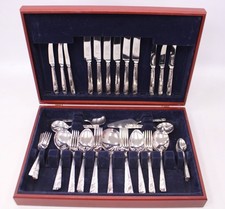 Vtg VINERS Stainless Steel & EPNS 57 Piece CUTLERY SET 6 Person Setting - S70