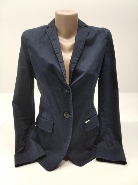 Women Paul & Shark Blazer Navy Cotton 34 / XS / 42 #C38U