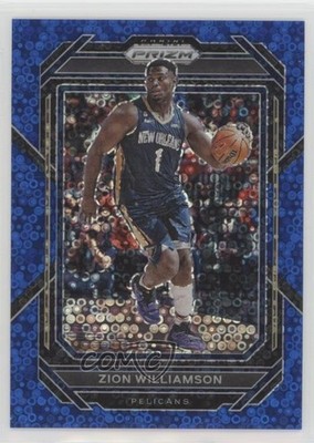 2022-23 Panini Prizm Fast Break Blue Prizm 54/150 Zion Williamson #214 11es