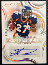 KNOWSHON MORENO 2024 Panini Immaculate Collection Modern Marks Autographs 07/99