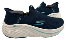 Skechers Women's Slip-Ins Max Cushion Elite Walking Shoes Navy Size:8 160E