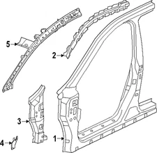 Genuine Nissan Inner Rail G6305-7BAMA