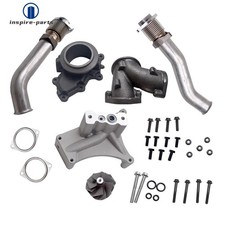 For 99.5-03 Ford 7.3l Powerstroke Turbo Pedestal 55 Wheel Bellowed Up Pipes For 99.5-03 Ford 7.3l Powerstroke Turbo Pedestal 55 Wheel Bellowed Up Pipes