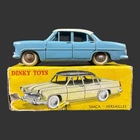 Vintage Dinky Toys Simca Versaillies Blue Car No. 24Z By Meccano Ltd. w. Box