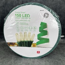 GE StayBright 150-Count 49.6 ft Warm White Miniature LED Christmas String Lights