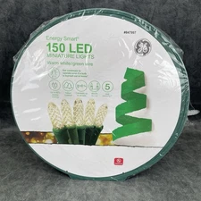 GE StayBright 150-Count 49.6 ft Warm White Miniature LED Christmas String Lights
