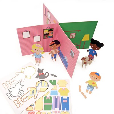 Make, Stick & Play - At My House Goodlines Deutsch 2022 Kikkerland Europe