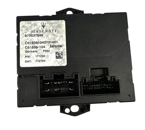 Maserati Quattroporte 2014-2024 Rear Trunk control module Photo - $57