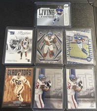NY Giants Card Lot Malik Nabers RC Theo Johnson RC Eli Manning Lawrence Taylor 