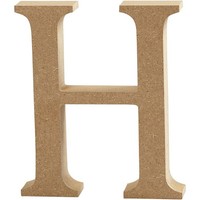 Buchstabe H: 8 Cm, Mdf, H, 1 StüCk
