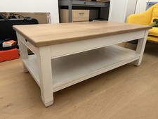 ⁠Neptune Chichester Solid Oak Coffee Table 120cm Country Farmhouse Painted⁠