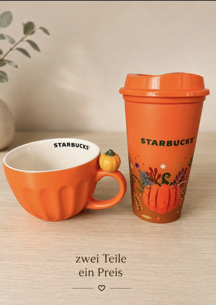 Starbucks Tasse Halloween 🎃 Kürbis am Henkel 2026 NEU 1 Becher gratis