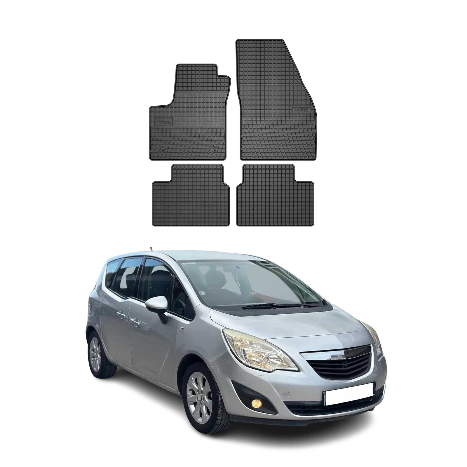 Tapis en caoutchouc Opel Meriva B 2010-2017 idéal pour la famille