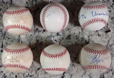 Yogi Berra Ozzie Smith Happy Chandler Ralph Kiner Signed Baseballs JSA Steiner