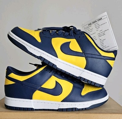 Sample Nike Dunk Low Michigan Yellow SB Promo 9 US