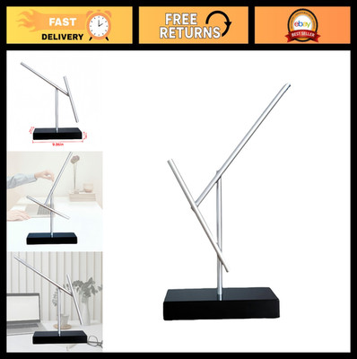 Kinetic Energy Pendulum Sculpture - Silent Metal Desk Toy & Office Decor, Batter