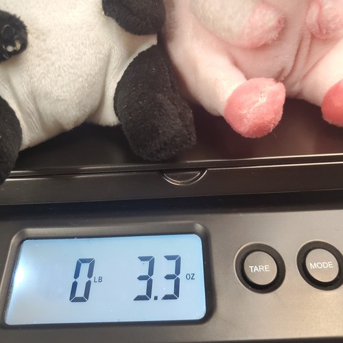 Nanco Belly Buddies 2er-Set - Pandabär & Schwein Plüsch 5,5 Zoll Stofftiere - Bild 6 von 6