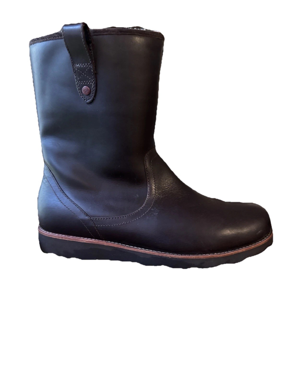 UGG Waterproof Engineer Boots Shearling Lined Vib… - image 4