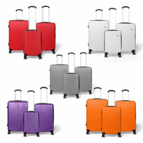 Valise Rigide 24 Pouces Roues Toupie - Coque Polycarbonate Marron, Neuve Avec étiquettes