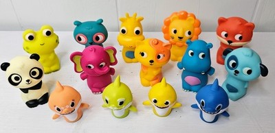 Pinky Pals B Toys & Baby Shark Pinkfong Toys Finger Puppets 14 pc Lot