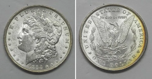 X7506  1888 Morgan Dollar, Choice BU