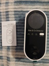 4-in-1 Upgraded Natural Gas Leak Detector and Carbon Monoxide Detectors, Dual...