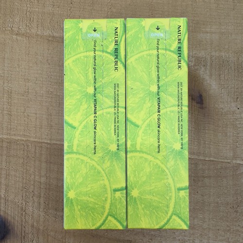 2x Nature Republic Vitapair C Pure Vitamin C 20 Glow Reveal Ampoule 24ml Lot - Afbeelding 2 van 6