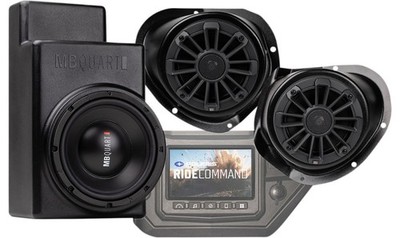 MB Quart Stage 3 Turned Audio System Kit for Ride Command for 2021 Polaris