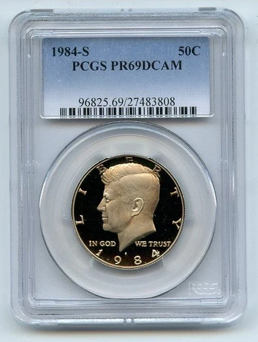 1984-S Kennedy Half Dollar Proof — photo from the most recent tracked eBay sale