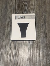 Ridge Wallet Money Clip- Black