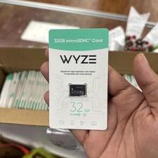 New Lot 100 Wyze Expandable Storage 32GB MicroSDHC Memory Card Class 10 Black
