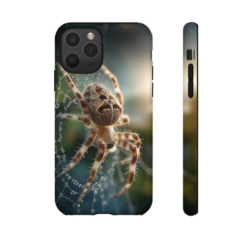 Brown Spider Wet Dew Web Phone Case for iPhone, Samsung Galaxy, Pixel - 第 119/241 張圖片