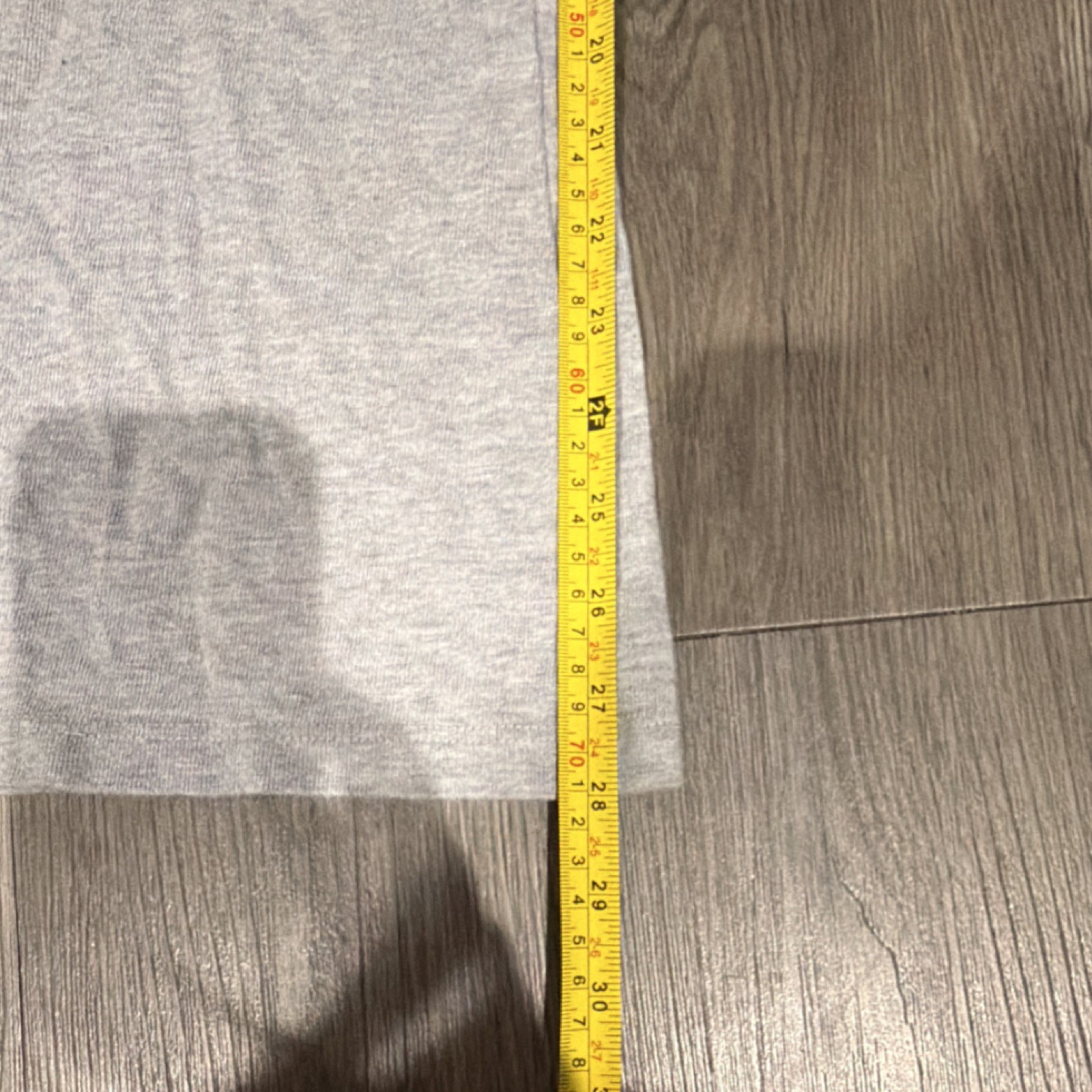 Brandy Melville Gray Flared Drawstring Cotton Pan… - image 2