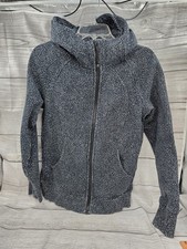 Lululemon Scuba Hoodie size 12 Fleece Night View White/Black Dots