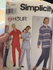 Simplicity 8247 UNCUT Sewing Pattern, Misses' Top Pants, Size 18-22