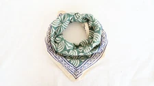 Indian Cotton Bandana Block Printed Boho Style Head Scarf Handmade Boho Wrap