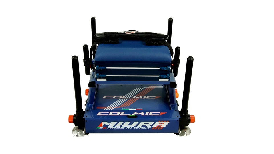 Paniere Colmic   SEATBOX MIURA panchetto seduta sgabello pesca gambe ø36mm - Immagine 4 di 4