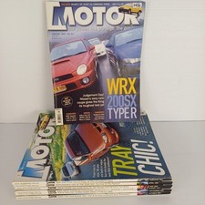 7 Motor Magazine Bundle 2001 Car Enthusiast Magazines Cars & Performance