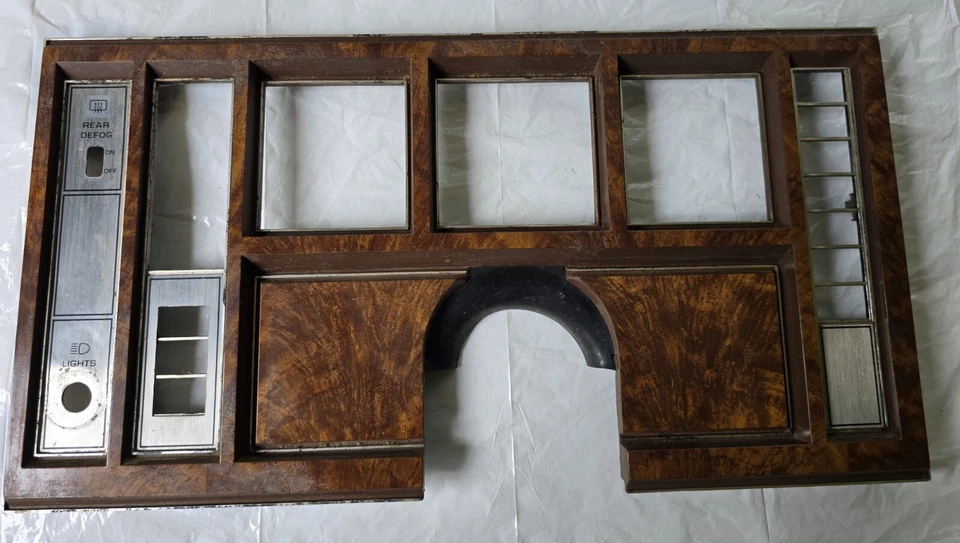 1978-1983 Buick Regal Instrument Cluster Bezel Dashboard Trim Faceplate OEM - Image 3 of 4