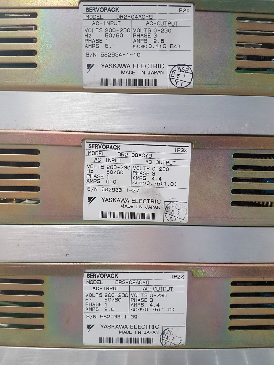 安川電機 YASKAWA SERVOPACK DR2-08AC 動作保証 Yaskawa Servopack DR2-08ACY9 | eBay