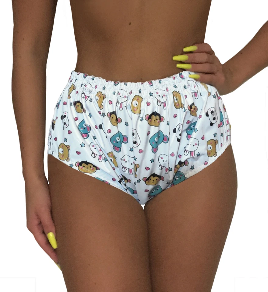 PVC Windelhose GENÄHT 4302GD Druck Windelslip Windelhöschen Slip Gummihose ABDL - Bild 2 von 3