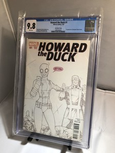 Howard-The-Duck-1-CGC-9-8-1st-Gwenpool-Appearance-Lim-Sketch-Cover-HOT-KEY