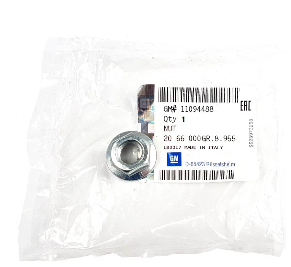 Genuine Vauxhall M12 Hex Nut Control Suspension Arm Steering 