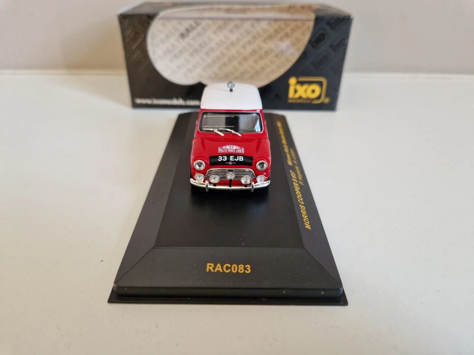 IXO 1/43 Morris Cooper Hopkirk/Liddon - Winner Monte Carlo Rally 1964 - RAC083 - Immagine 2 di 4