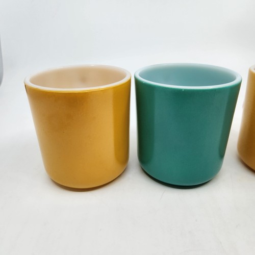 Lot of 4 Vintage Hazel Atlas Colorful Kiddie Ware Mugs Childrens Pre-owned READ - Picture 6 of 17